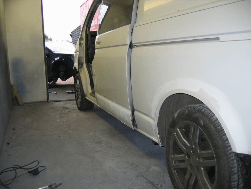 VW Transporter Primed