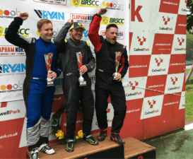 Cadwell park podium