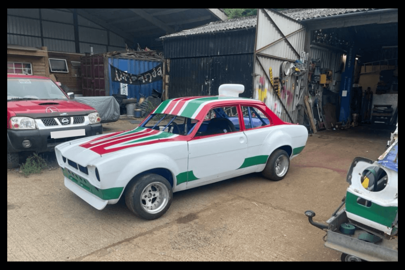 Ford Escort Mk 1 Red & Green