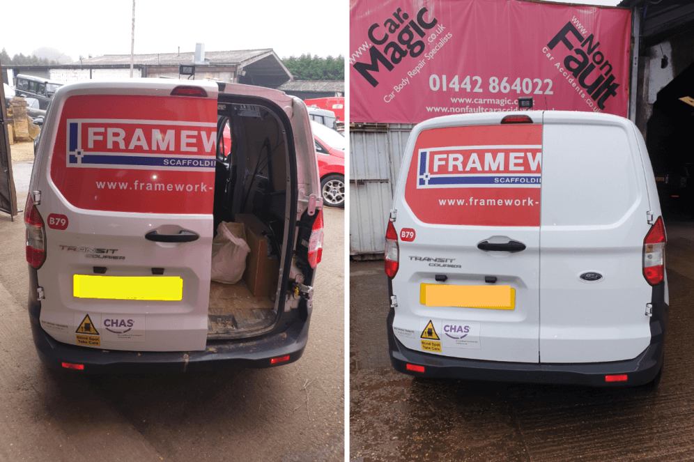 Van body repairs Car Magic