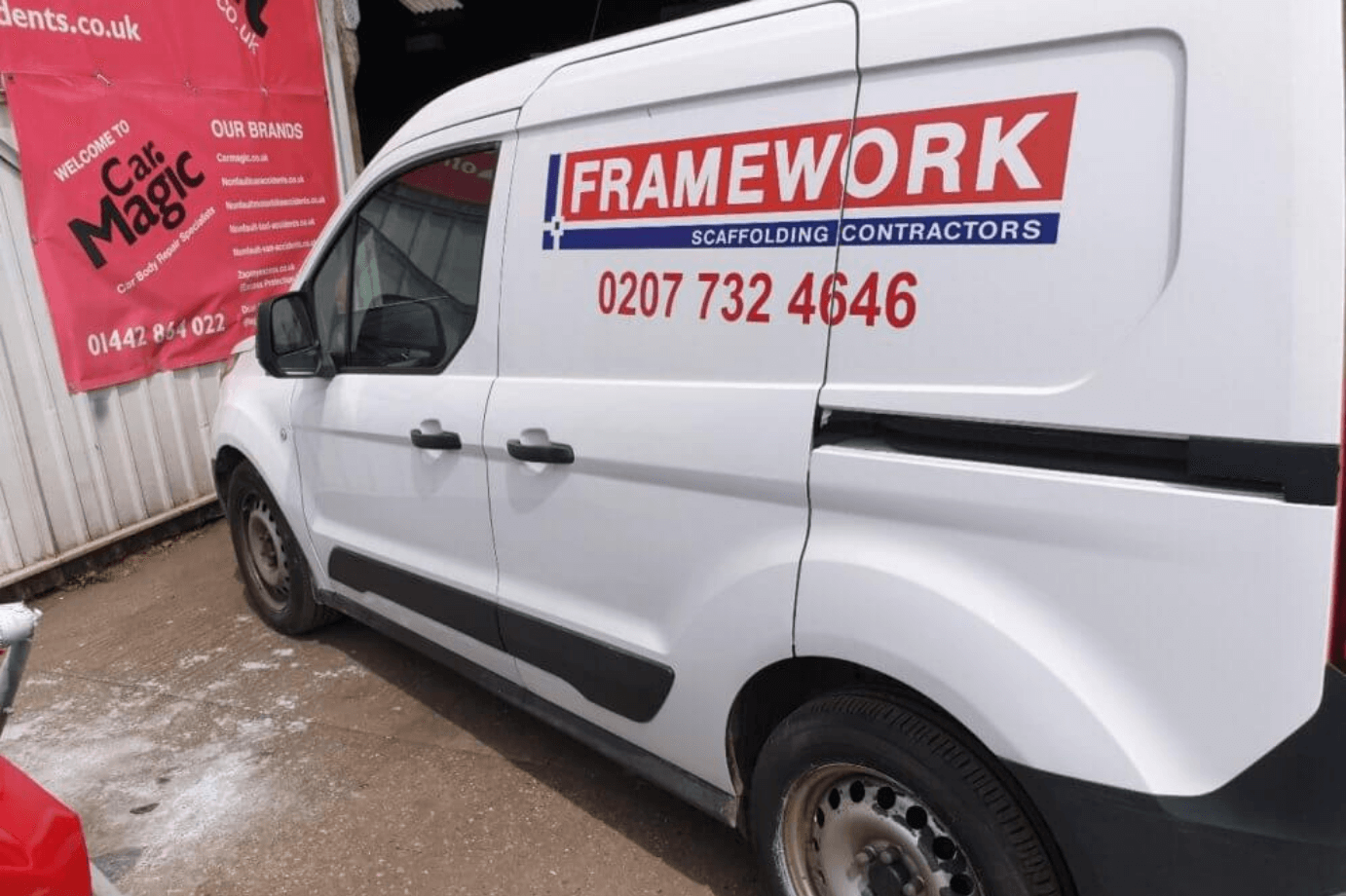 Van body repair Framework