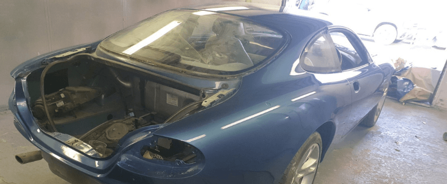 Jaguar Car Body Repairs - Offside
