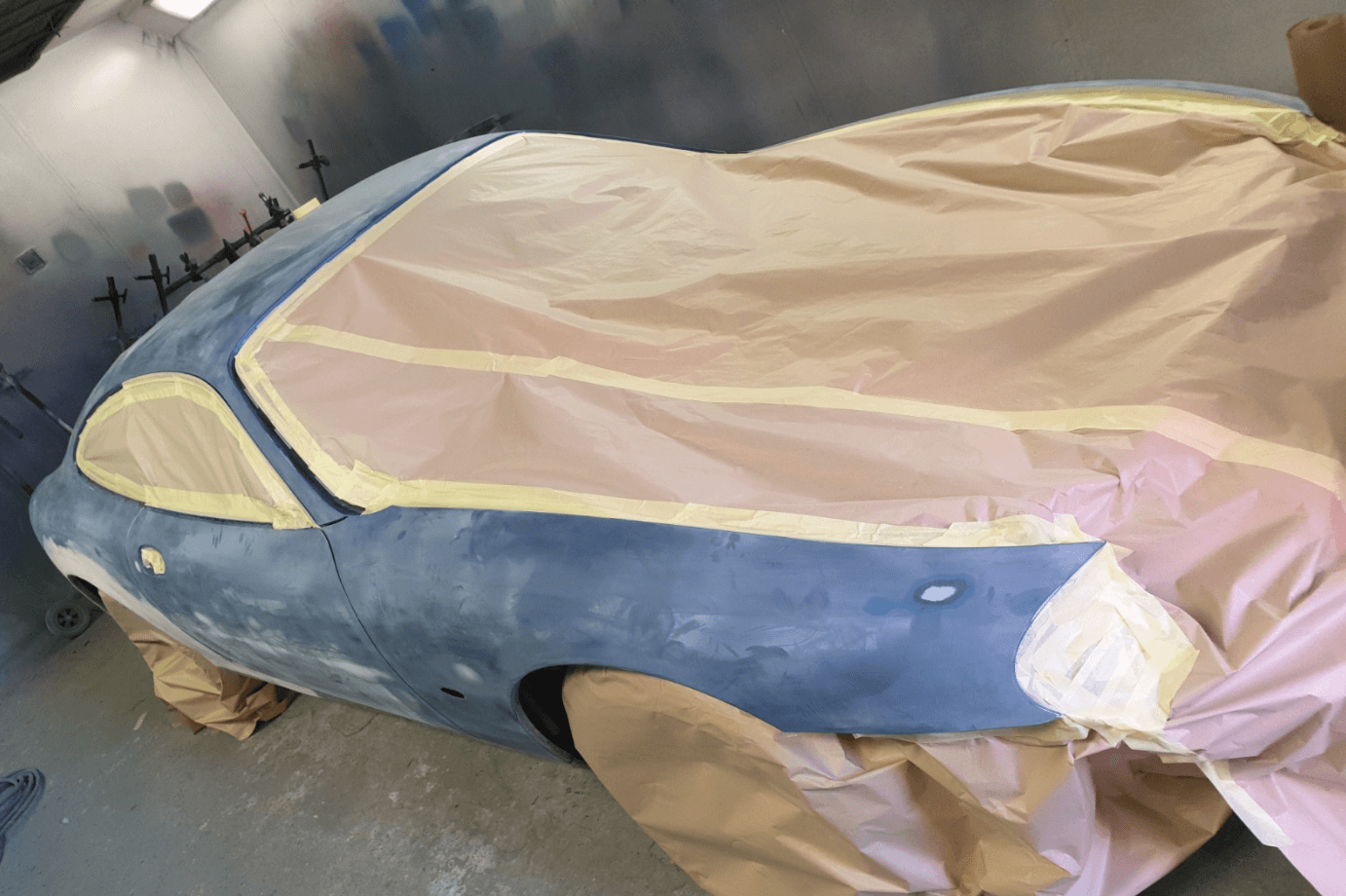 Jaguar Car Body Repairs - Ready for primer