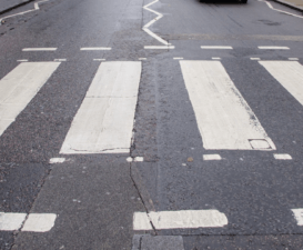 Zebra crossing highway